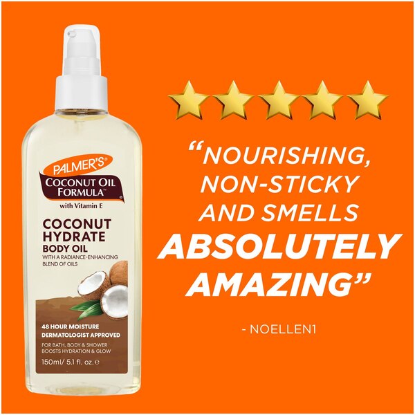 Palmer's - Aceite corporal con aceite de coco, 5.1 oz