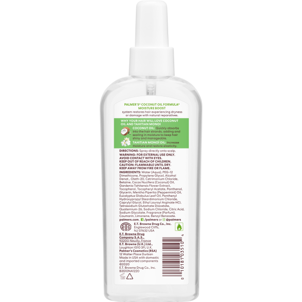 Palmer's Coconut Oil Moisture Boost Strong Roots Spray, 5.1 OZ