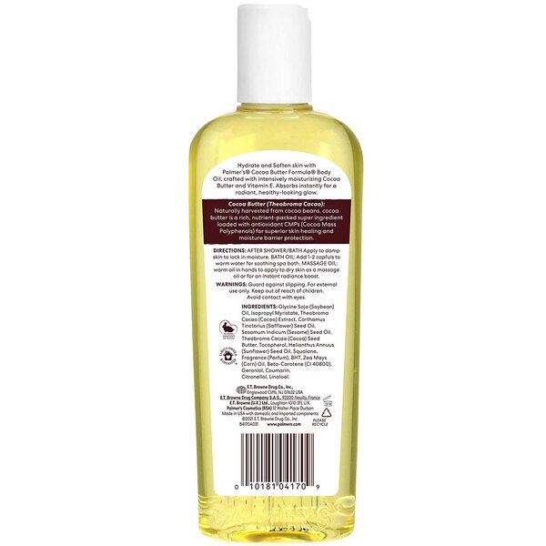 Palmer's Cocoa Butter Moisturizing Body Oil with Vitamin E, 8.5 OZ