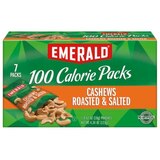 Emerald Nuts, 100 Calorie, Roasted & Salted Cashews, 7 ct, 4.34 oz, thumbnail image