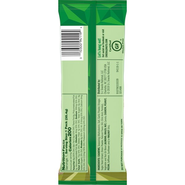 Emerald Dill Pickle Cashews Tube