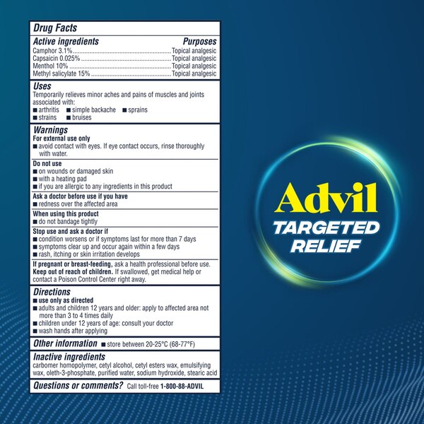 Advil Targeted Relief Cream