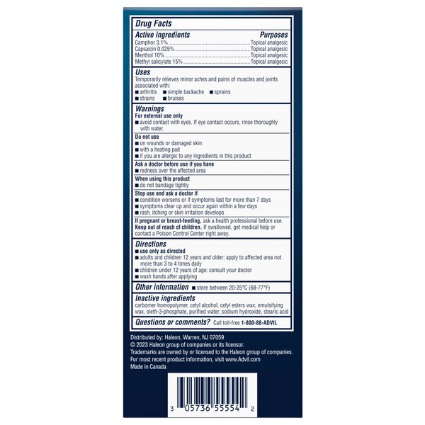 Advil Targeted Relief Cream