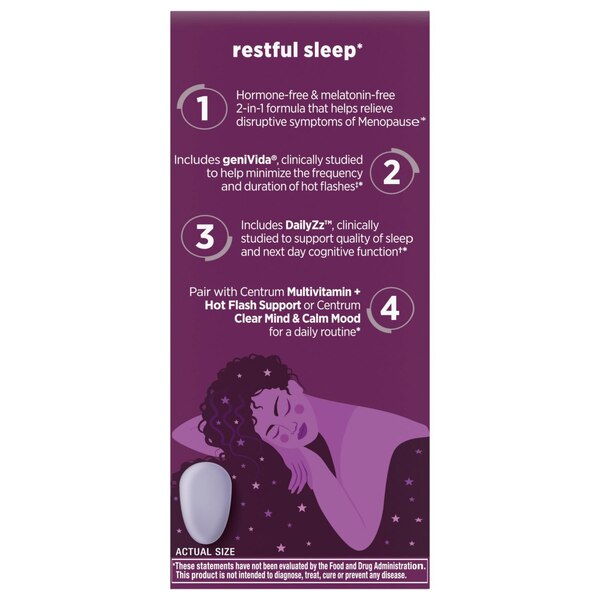 Centrum Menopause Restful Sleep, 28 CT