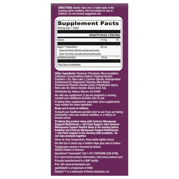 Centrum Menopause Restful Sleep, 28 CT