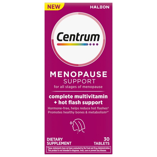 Centrum Menopause Multivitamin + Hot Flash, 30 CT
