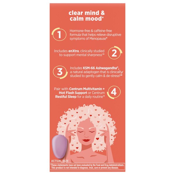 Centrum Menopause Clear Mind & Calm Mood, 30 CT