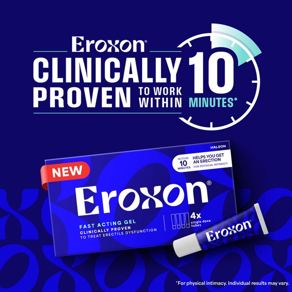 Eroxon Erectile Dysfunction Treatment Gel, 4 CT