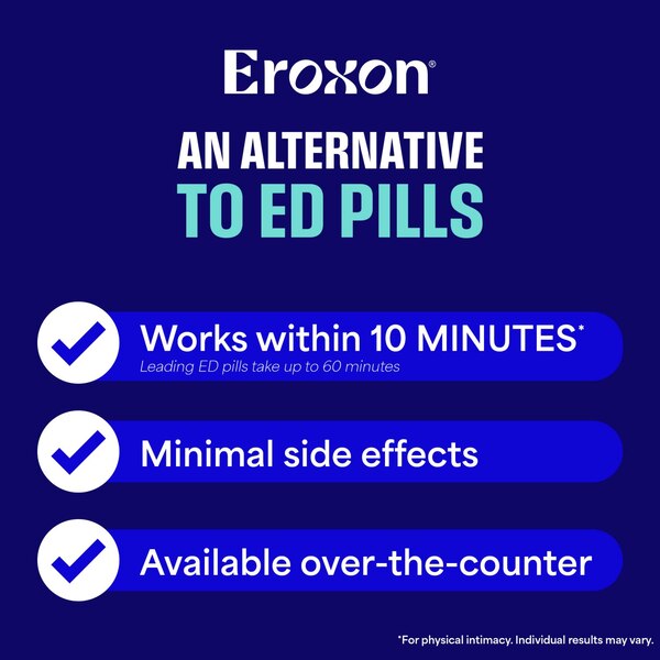 Eroxon Erectile Dysfunction Treatment Gel, 4 CT