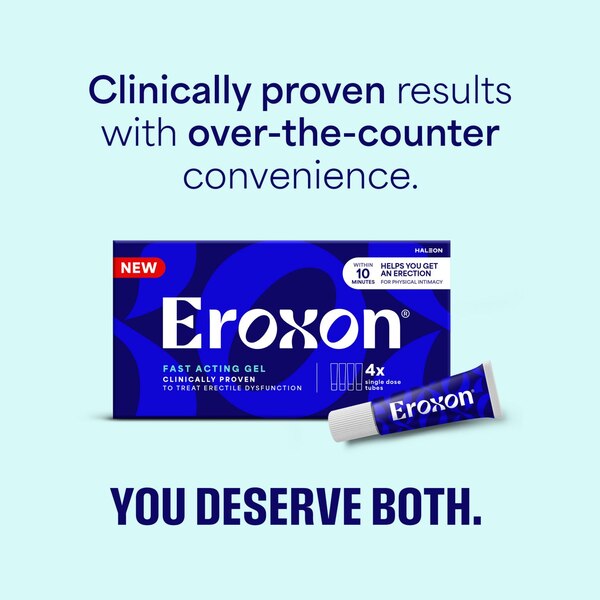 Eroxon Erectile Dysfunction Treatment Gel, 4 CT