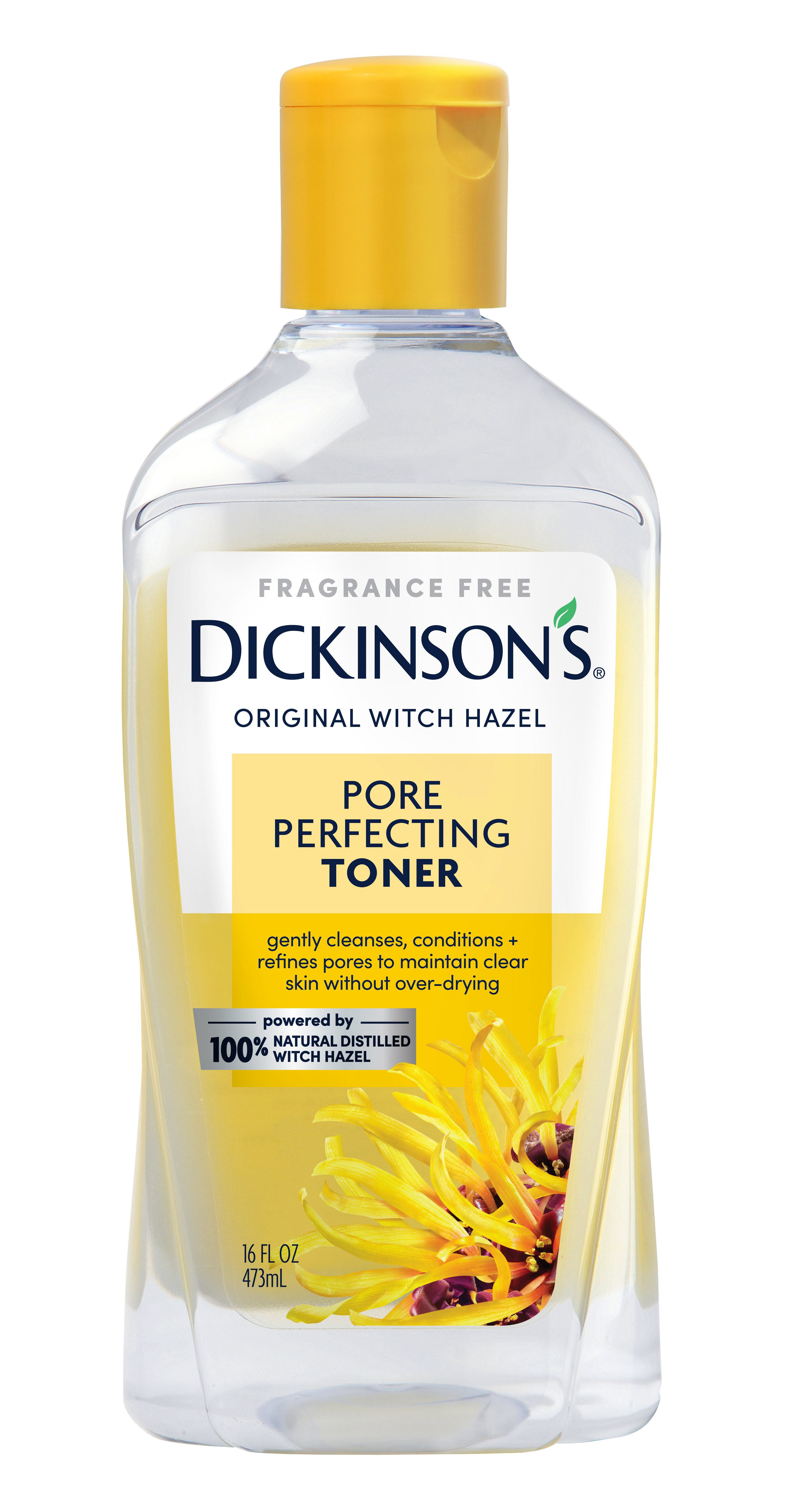 Dickinson's Original Witch Hazel - Tónico para perfeccionar los poros, 16 oz