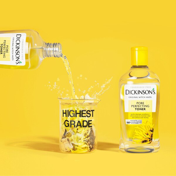 Dickinson's Original Witch Hazel - Tónico para perfeccionar los poros, 16 oz