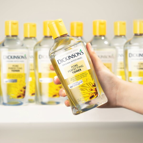 Dickinson's Original Witch Hazel - Tónico para perfeccionar los poros, 16 oz
