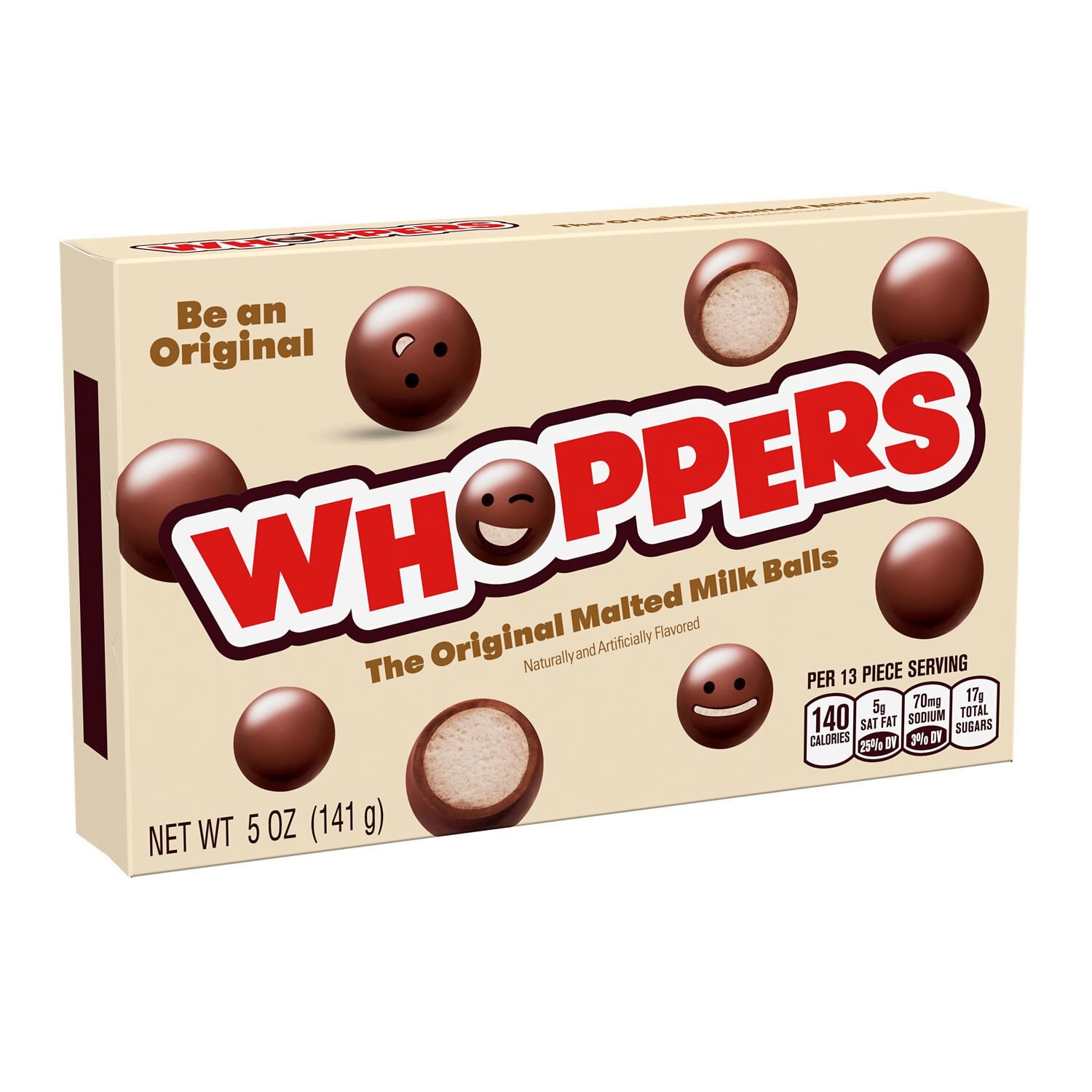 Whoppers Malted Milk Balls Candy, 5 oz
