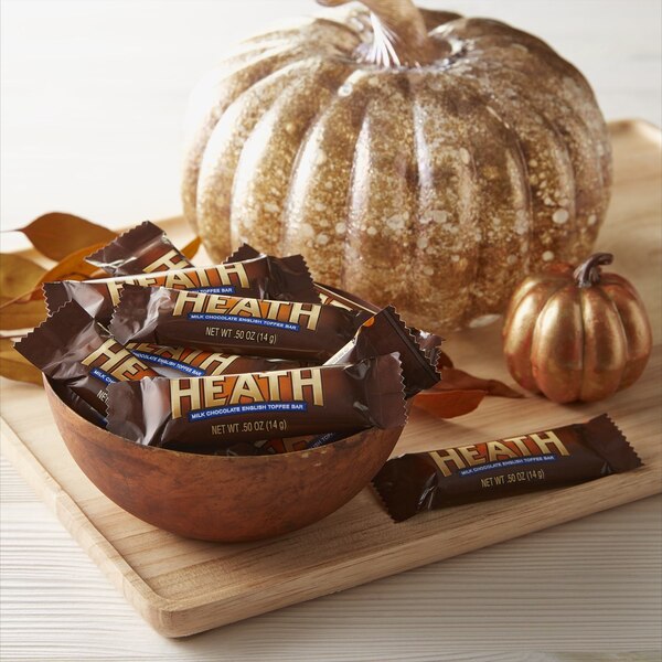 HEATH Milk Chocolate English Toffee Snack Size Halloween Candy Bars, 11.5 OZ