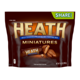 Heath Miniatures Chocolatey English Toffee, Candy Share Pack, 10.2 oz, thumbnail image
