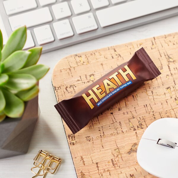 HEATH Milk Chocolate English Toffee Snack Size, Candy Bars, 0.5 OZ (5 Count)