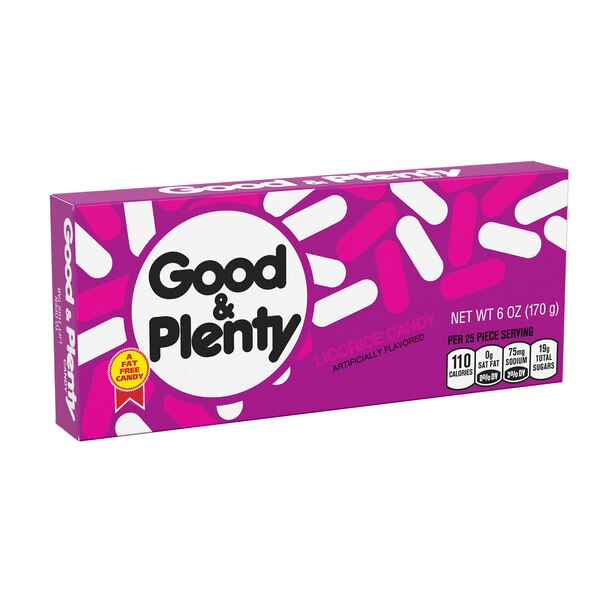 Good & Plenty Licorice Fat Free Candy, 6 oz