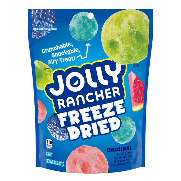 Jolly Rancher Freeze Dried Original Fruit Flavored Candy, 3.1 oz