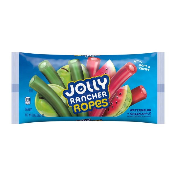 Jolly Rancher, Ropes Watermelon and Green Apple Candy, 10 oz