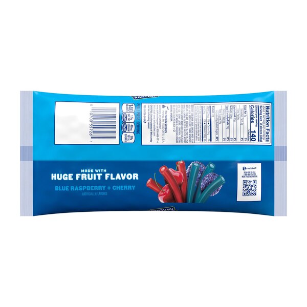 Jolly Rancher, Ropes Blue Raspberry and Cherry Flavored Candy, 10 oz