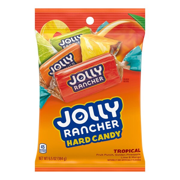 Jolly Rancher Tropical Flavored Hard Candy, 6.5 oz
