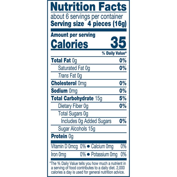 Jolly Rancher Zero Sugar Assorted Fruit Flavored Hard Candy, 3.6 oz