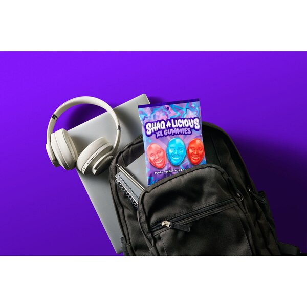 Shaq-A-Licious Xl Gummies Original Flavor Chewy Candy, 6.2 oz