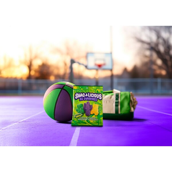 Shaq-A-Licious Xl Gummies Sour Chewy Candy, 6.2 oz