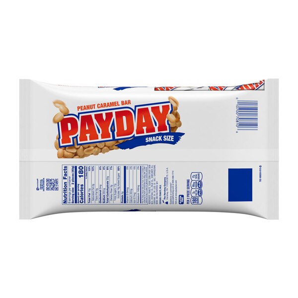 PayDay, Peanut Caramel Snack Size Candy Bars, 11.6 oz