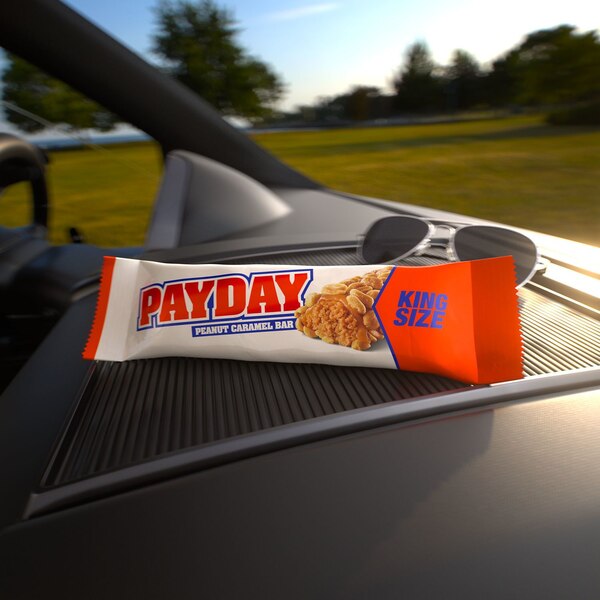 PayDay Peanut & Caramel King Size Candy Bar, 3.4 oz