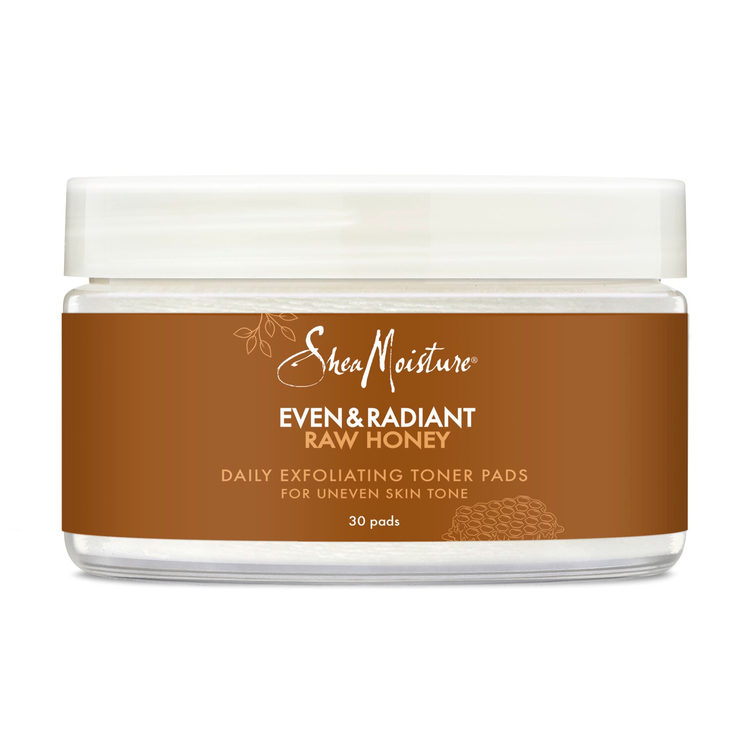 SheaMoisture Toner Pads Even & Radiant Daily Exfoliating for Uneven Skin Tone, 30 CT
