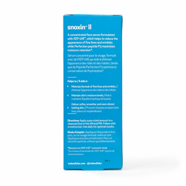 Indeed Labs Snoxin II Facial Line & Wrinkle-Fighting Serum, 1 OZ