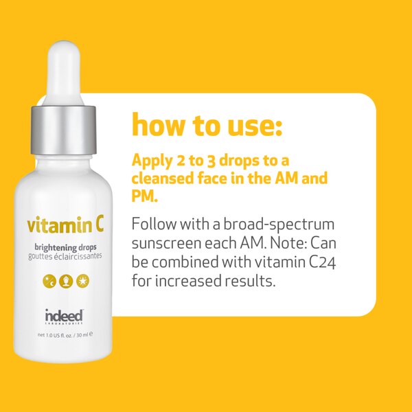 Indeed Labs Vitamin C Brightening Skin Drops , 1 OZ