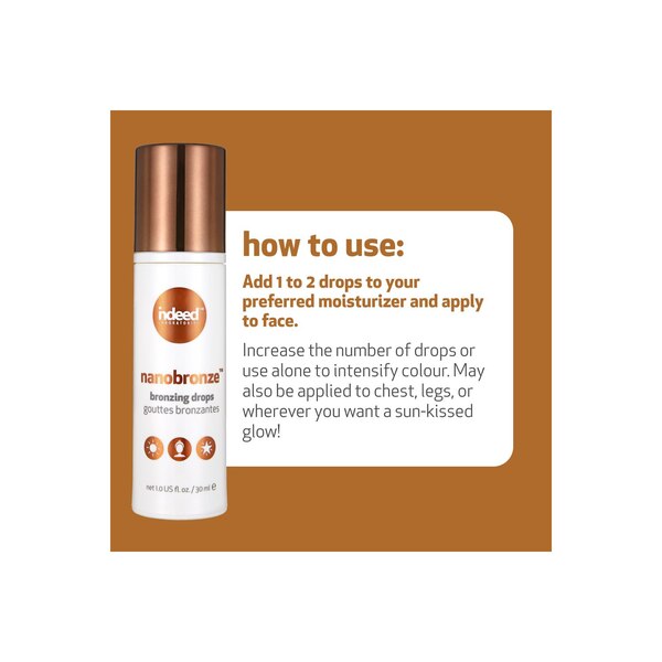 Indeed Labs Nanobronze Drops, 1 OZ