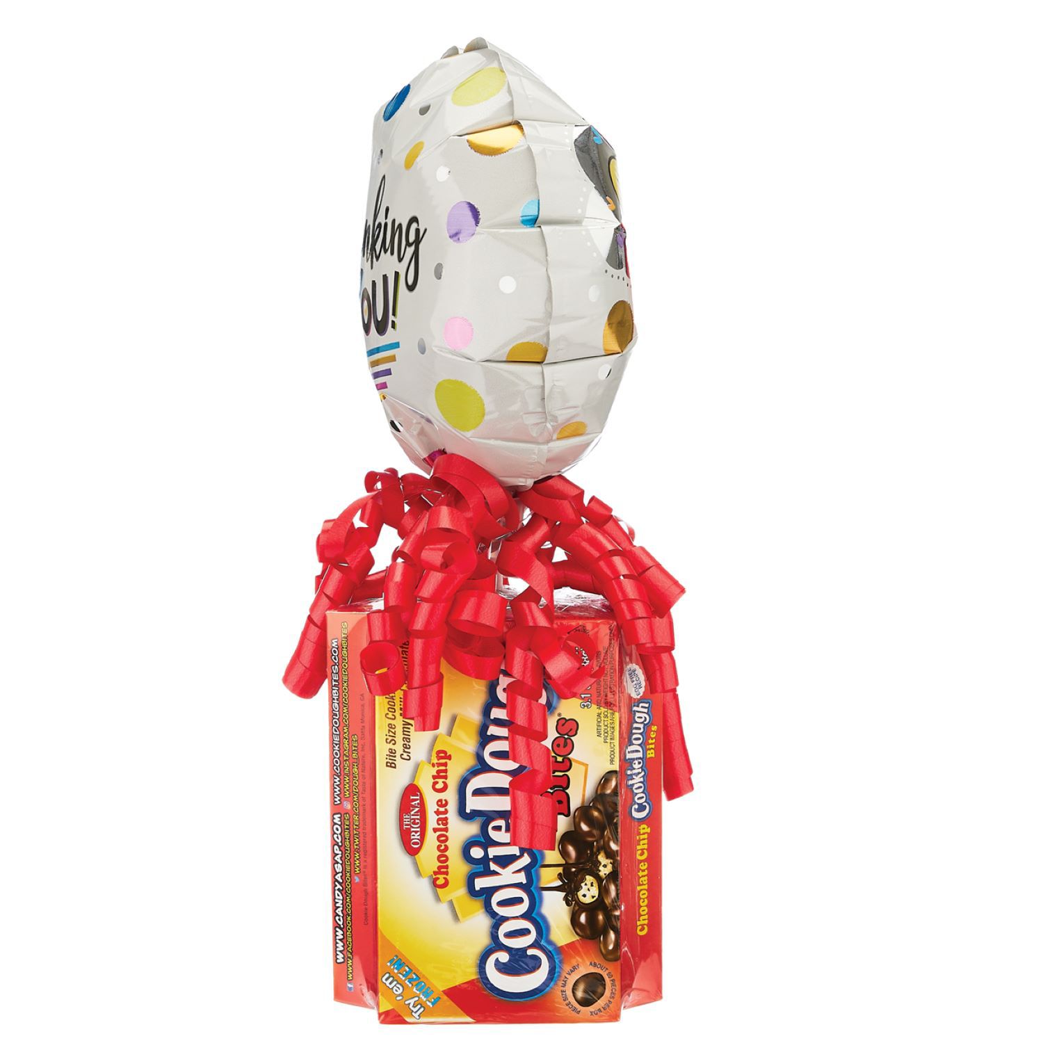 Chocolate Chip Cookie Dough Theatre Box with Balloon, 13.28