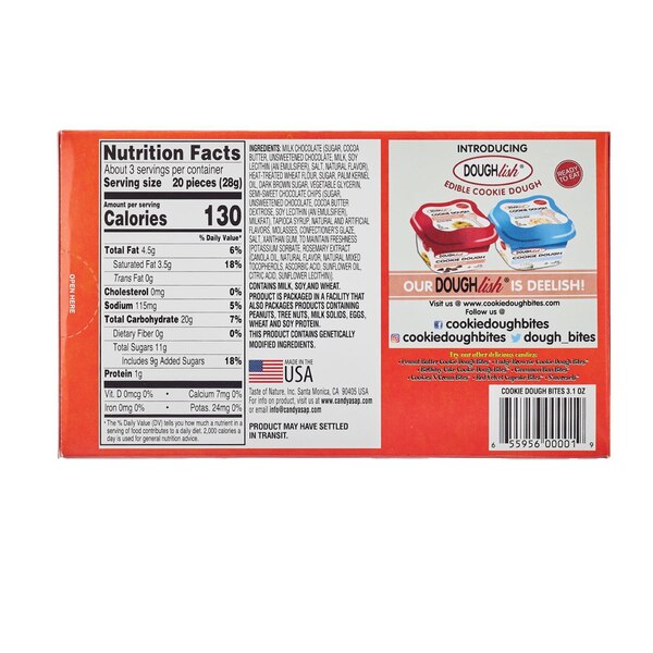 Chocolate Chip Cookie Dough Theatre Box with Balloon, 13.28 oz