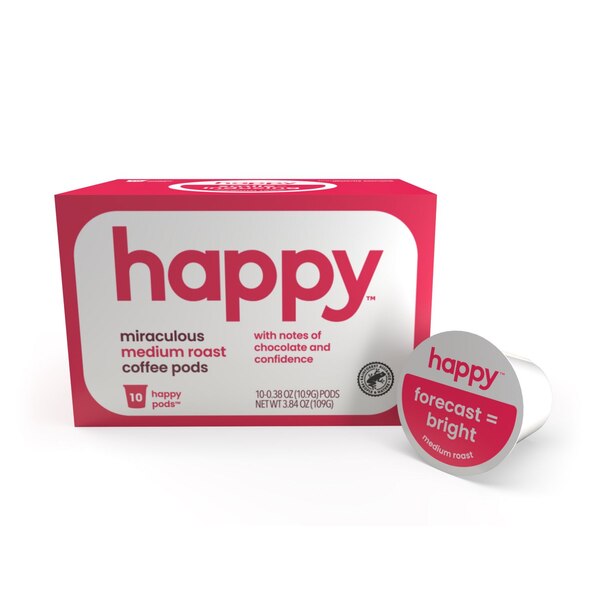 Happy, Medium Roast Pods, 10 ct