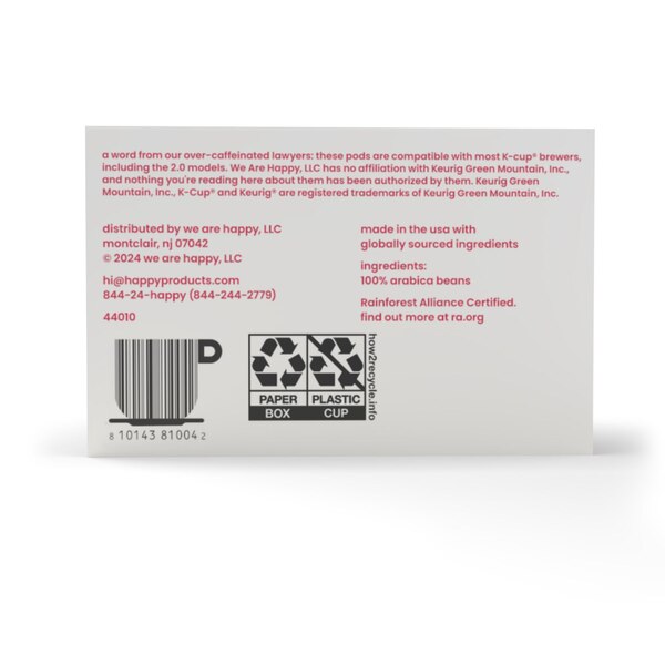 Happy, Medium Roast Pods, 10 ct