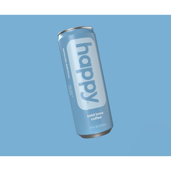 Happy Coffee, Ready to Drink, Cold Brew, 11 oz