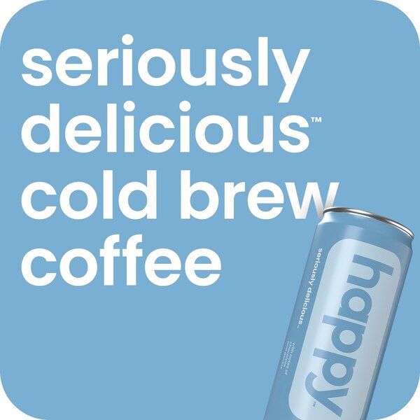 Happy Coffee, Ready to Drink, Cold Brew, 11 oz