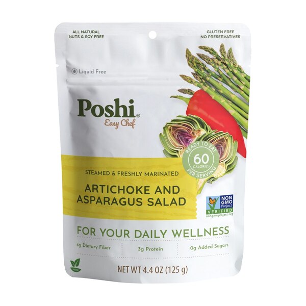 Poshi, Artichoke & Asparagus Salad, 4.4 oz
