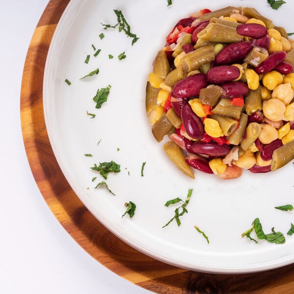 Poshi, Mediterranean Three Bean Salad, 4.4 oz