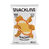 Snacklins, Vegan Nacho Chips, 3 oz, thumbnail image