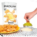 Snacklins, Vegan Nacho Chips, 3 oz, thumbnail image