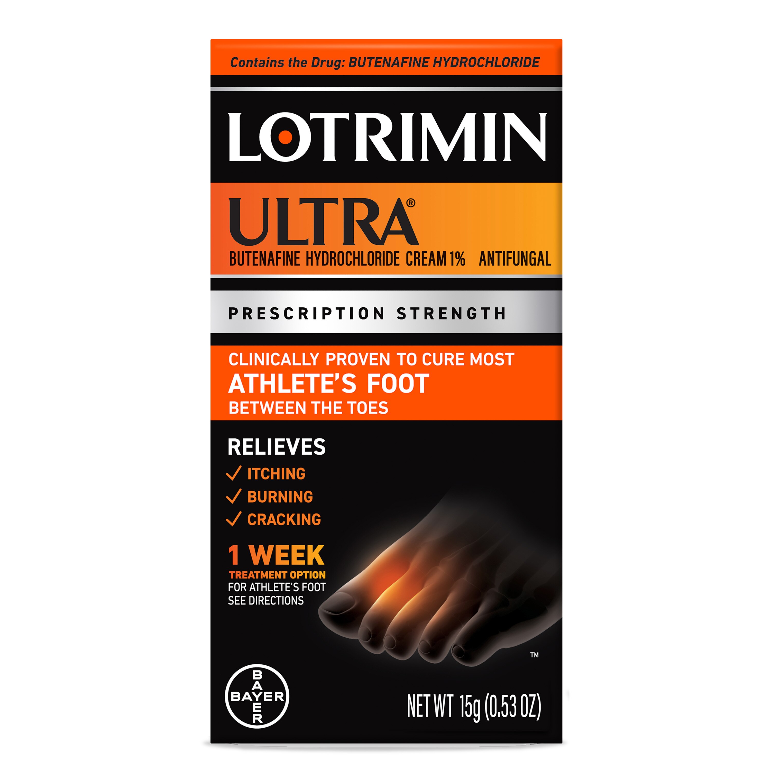 Lotrimin Ultra 1 Week Athlete's Foot Treatment Cream