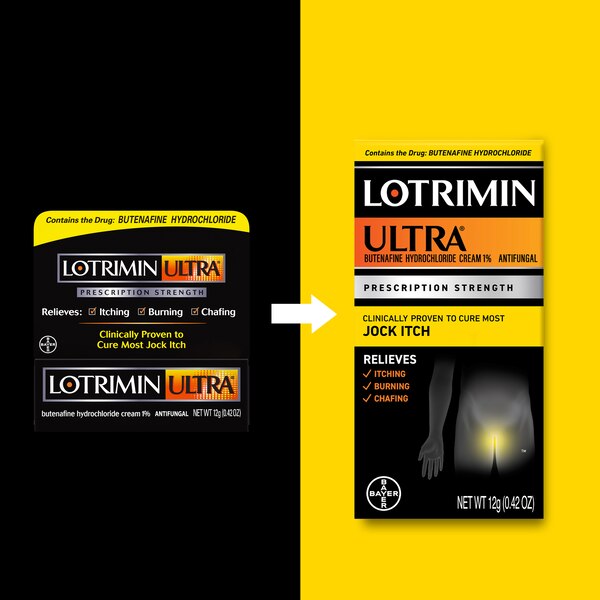 Lotrimin Ultra Extra Strength Jock Itch Treatment Cream, 0.42 OZ