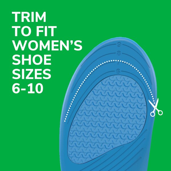 Dr. Scholl's Women's Athletic Series Sport Insoles, Size 5.5-9
