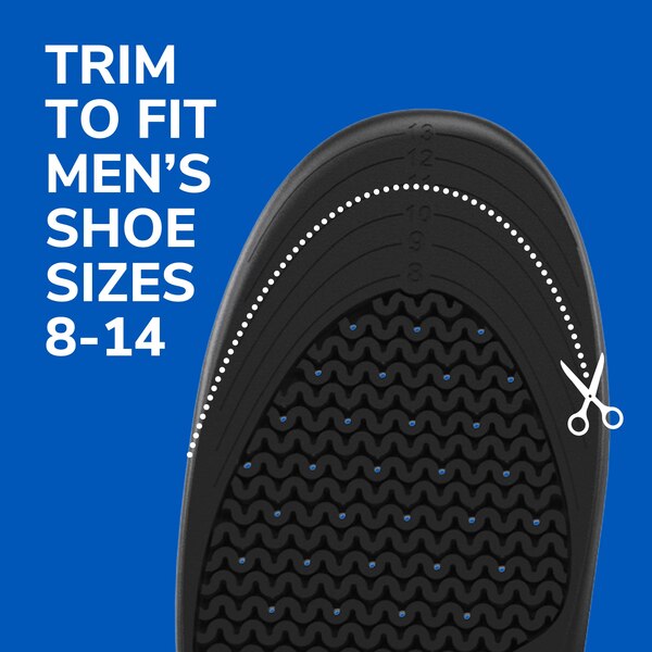 Dr. Scholl's Men's Comfort and Energy Work Insoles, Size 8-14