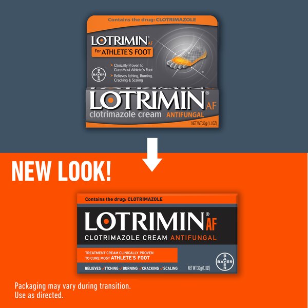 Lotrimin AF Athlete's Foot Antifungal Cream, 1.1 OZ